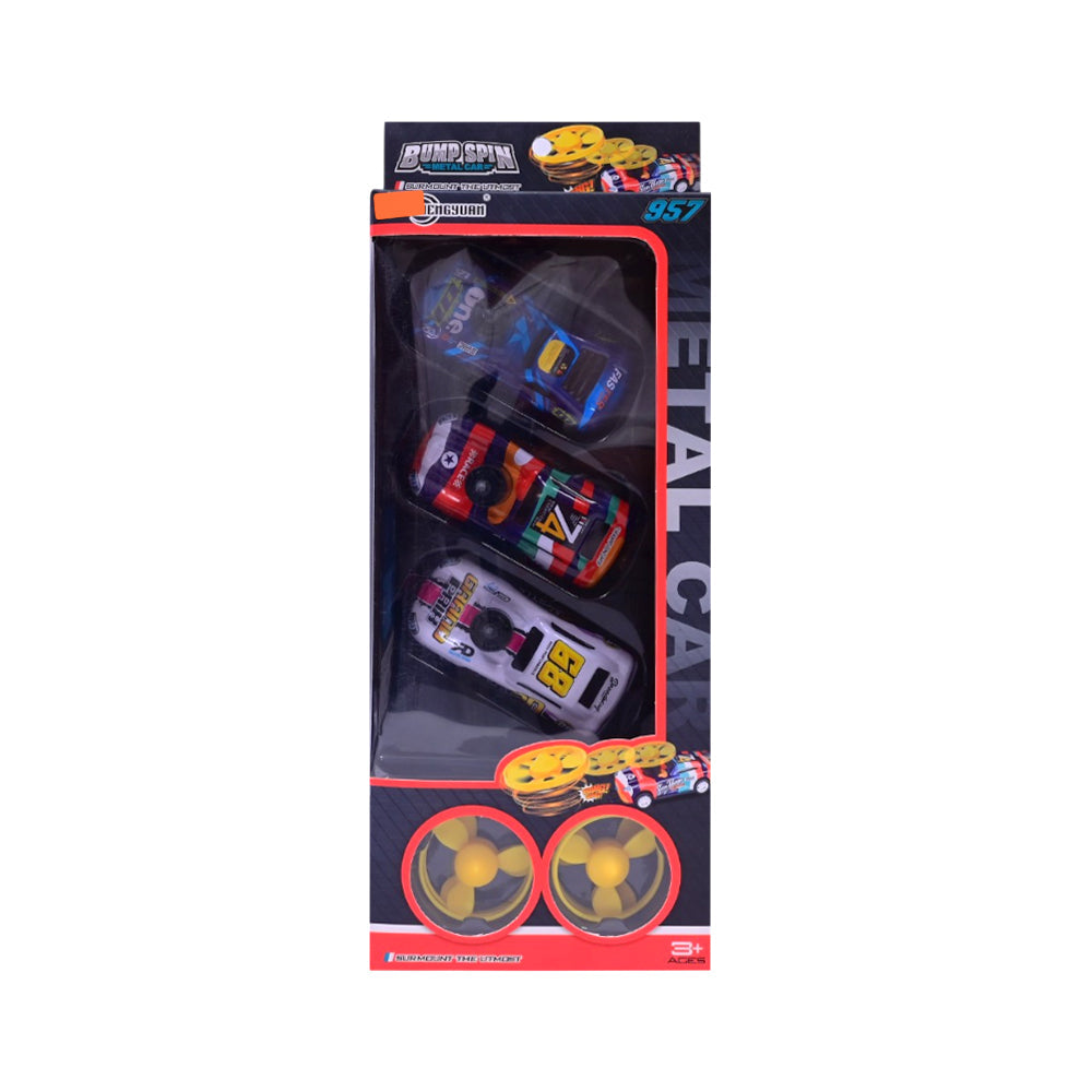 KZ957-060 METAL CAR DINKEY 3PC IR Default Title - MamasJan Toys