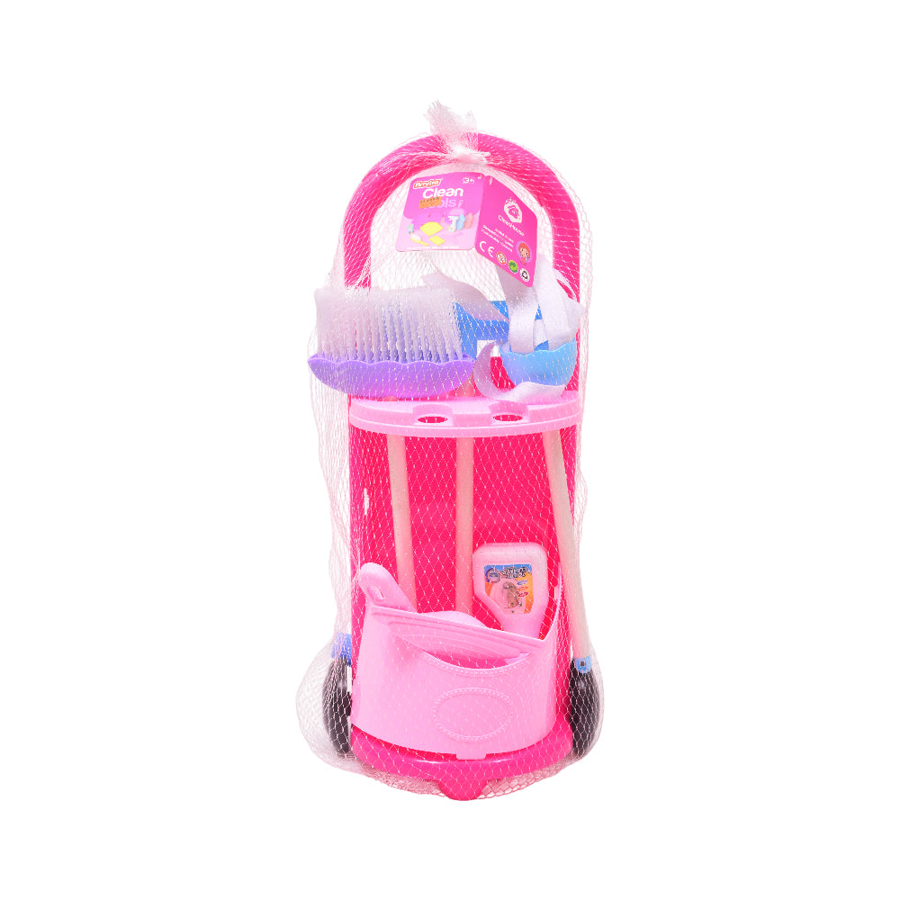 A60-23 CLEANING TROLLEY IN NET IR Default Title - MamasJan Toys
