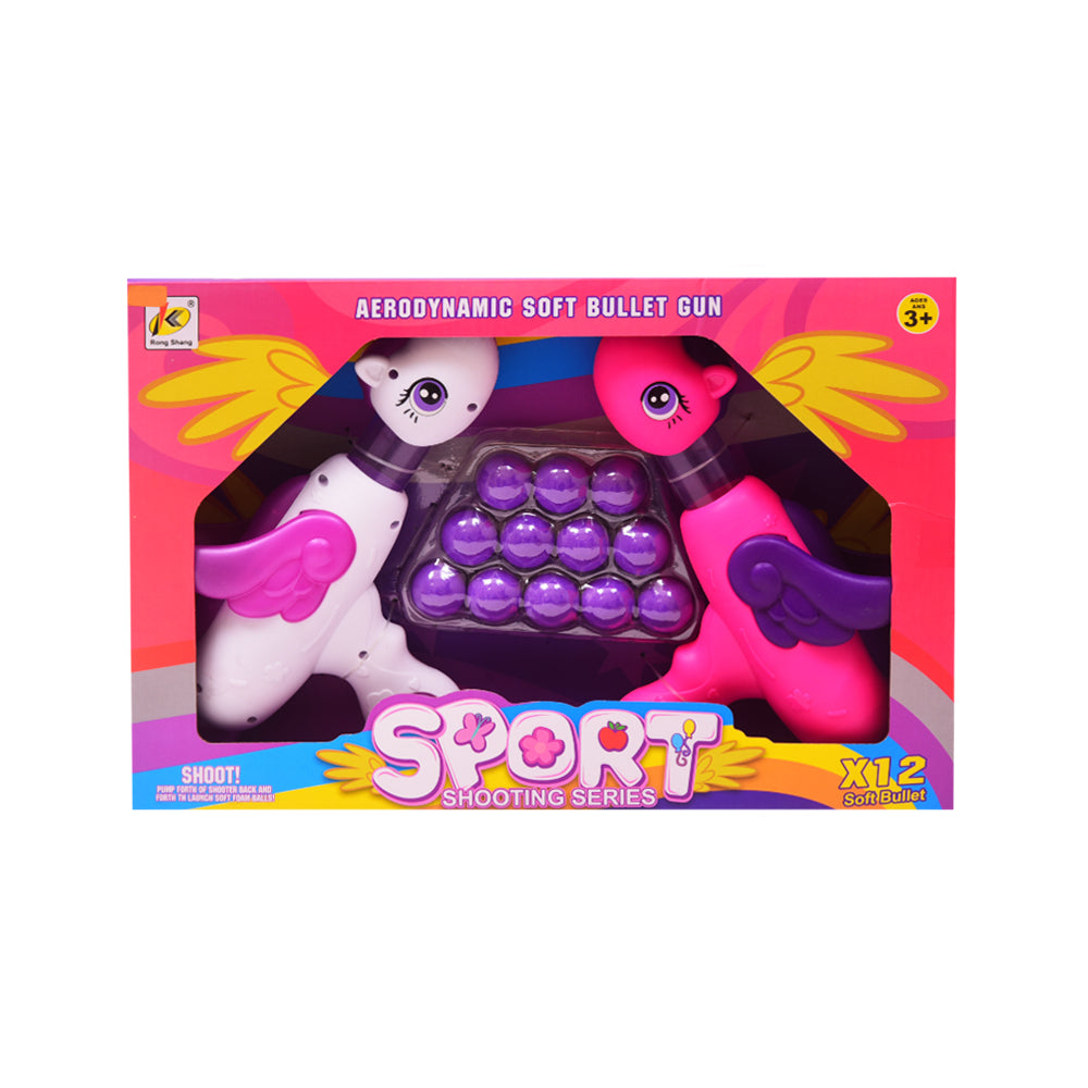 909-2 SOFT DART GUN 2IN1 IR Default Title - MamasJan Toys
