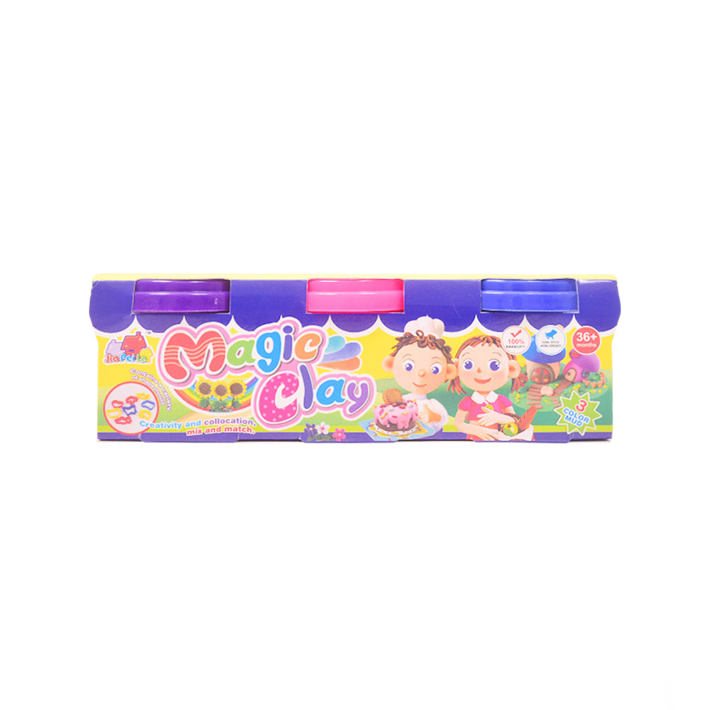 8150-C MAGIC CLAY COLORFUL PLAYDOUGH 3PC IR Default Title - MamasJan Toys