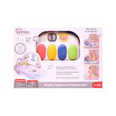 T713 TINNIES PEDAL PIANO PLAY GYM Default Title - MamasJan Toys