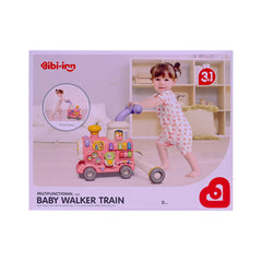 6063 BABY WALKER TRAIN 3IN1 IR Default Title - MamasJan Toys