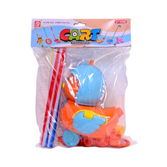 9917B MANUAL DUCK CART IN PVC IR Default Title - MamasJan Toys