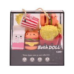 BLS86-74 BATH DOLL VINYL FOOD IR Default Title - MamasJan Toys