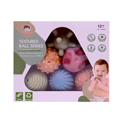 BLSQ-37-1 TEXTURED SOFT BALL SET IR Default Title - MamasJan Toys