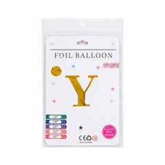 FOIL BALLOON LETTER Y Default Title - MamasJan Toys