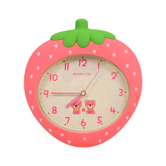15079 KIDS WALL CLOCK STRAWBERRY IR Default Title - MamasJan Toys