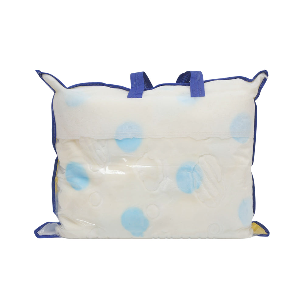 BABY BLANKET 44X56 BLUE ZHW-26 Default Title - MamasJan KidsWear