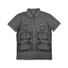 BOYS S/S POLO T-SHIRT ZHS-26 8-9 YEAR 5915 Default Title - MamasJan KidsWear