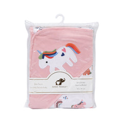 BABY COTTON WRAPPING SHEET HOODED ZHS-26 H/M Default Title - MamasJan KidsWear