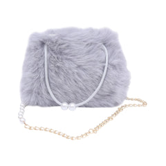 GIRLS CLUTCH PURSE FURR ZHS-26 10 Default Title - MamasJan KidsWear