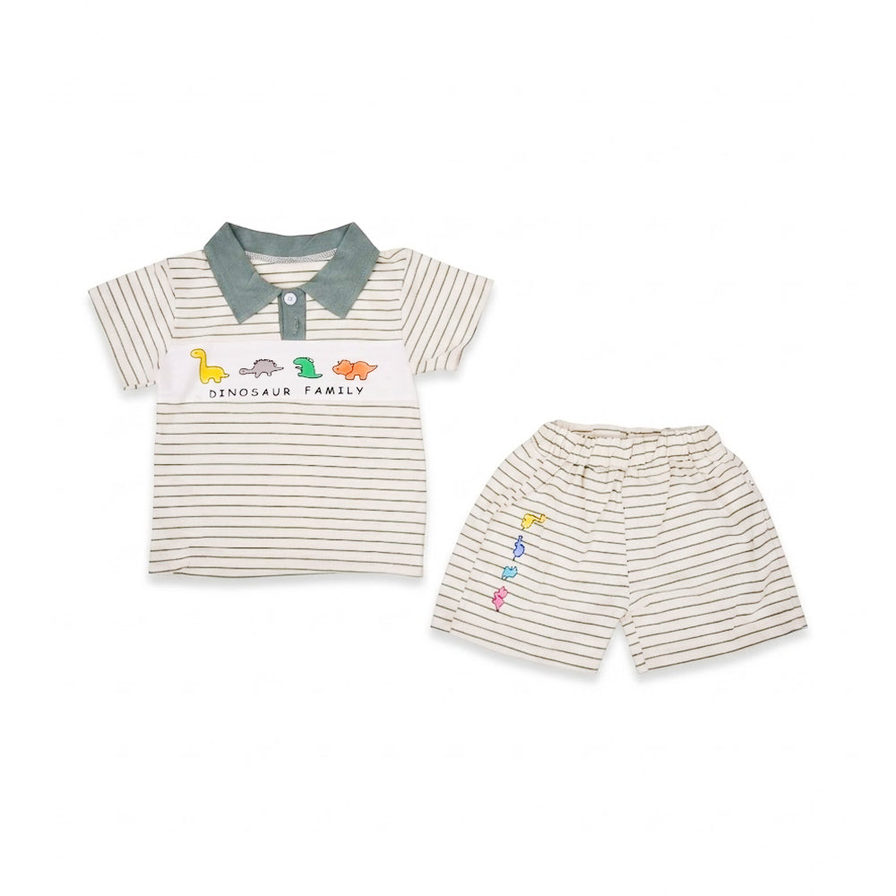 BOYS S/S 2PC KNICKER SUIT MIX COL ZHS-26 18-24M 012 FK Default Title - MamasJan KidsWear