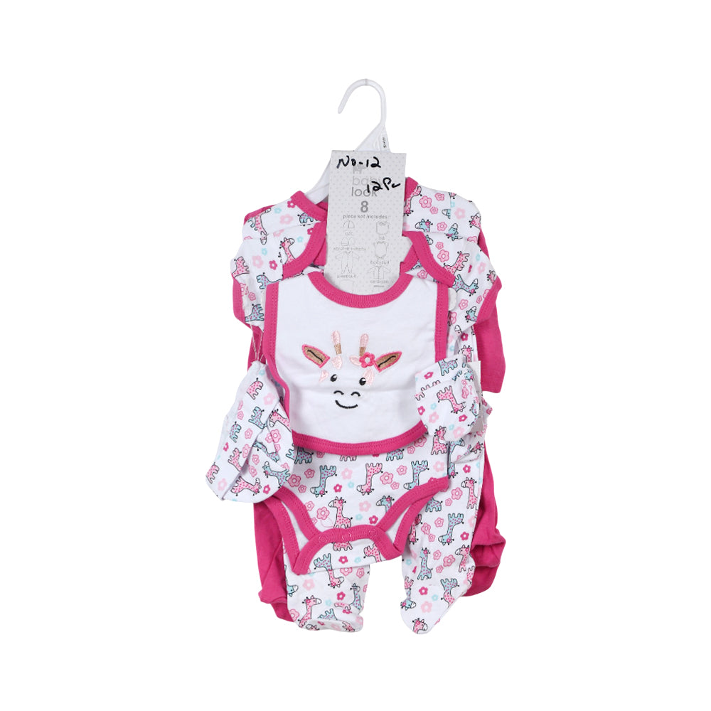 UNISEX 8PC GIFT SET HANGER ZHS-26 0-3M 012 Default Title - MamasJan KidsWear