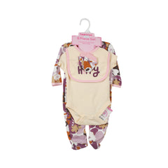 BABY 6PC GIFT SET HANGER ZHS-26 0-3M 1022 W/G Default Title - MamasJan KidsWear