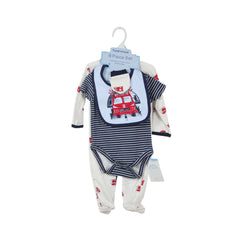 BABY 6PC GIFT SET HANGER ZHS-26 3-6M 1022 W/G (Multi Color) Default Title - MamasJan KidsWear