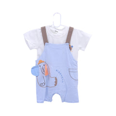 BOYS S/S 2PC DANGREE SUIT ZHS-26 2-3 YEAR C-014 W.G Default Title - MamasJan KidsWear