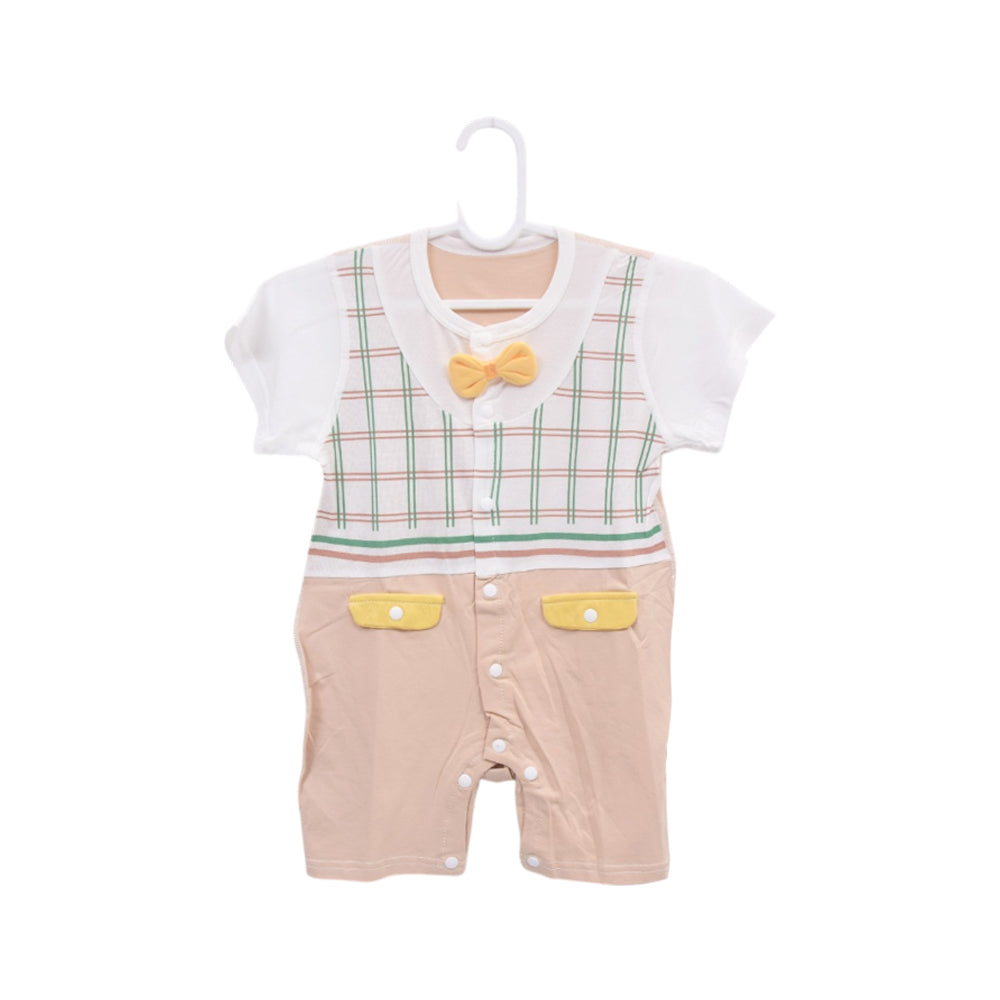 GIRLS S/L ROMPER ZHS-26 9-12M C-017 W.G Default Title - MamasJan KidsWear