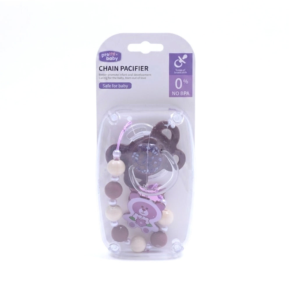 BABY PACIFIER CHAIN SINGLE IRS-26 PB-801 Default Title - MamasJan KidsWear