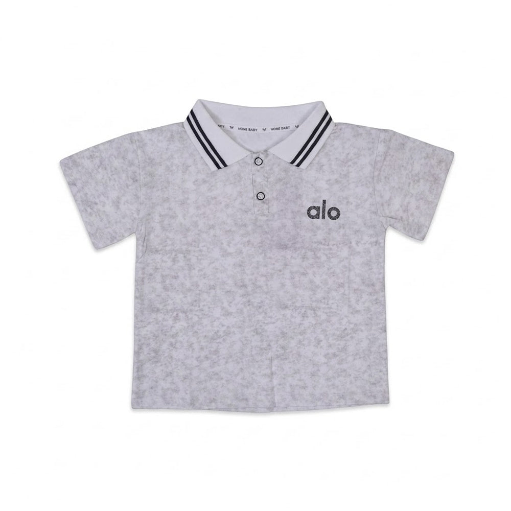 BOYS S/S POLO T SHIRT WHITE IRS-26 2-3 YEAR 016 Default Title - MamasJan KidsWear