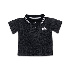 BOYS S/S POLO T SHIRT BLACK IRS-26 18-24M 016 Default Title - MamasJan KidsWear