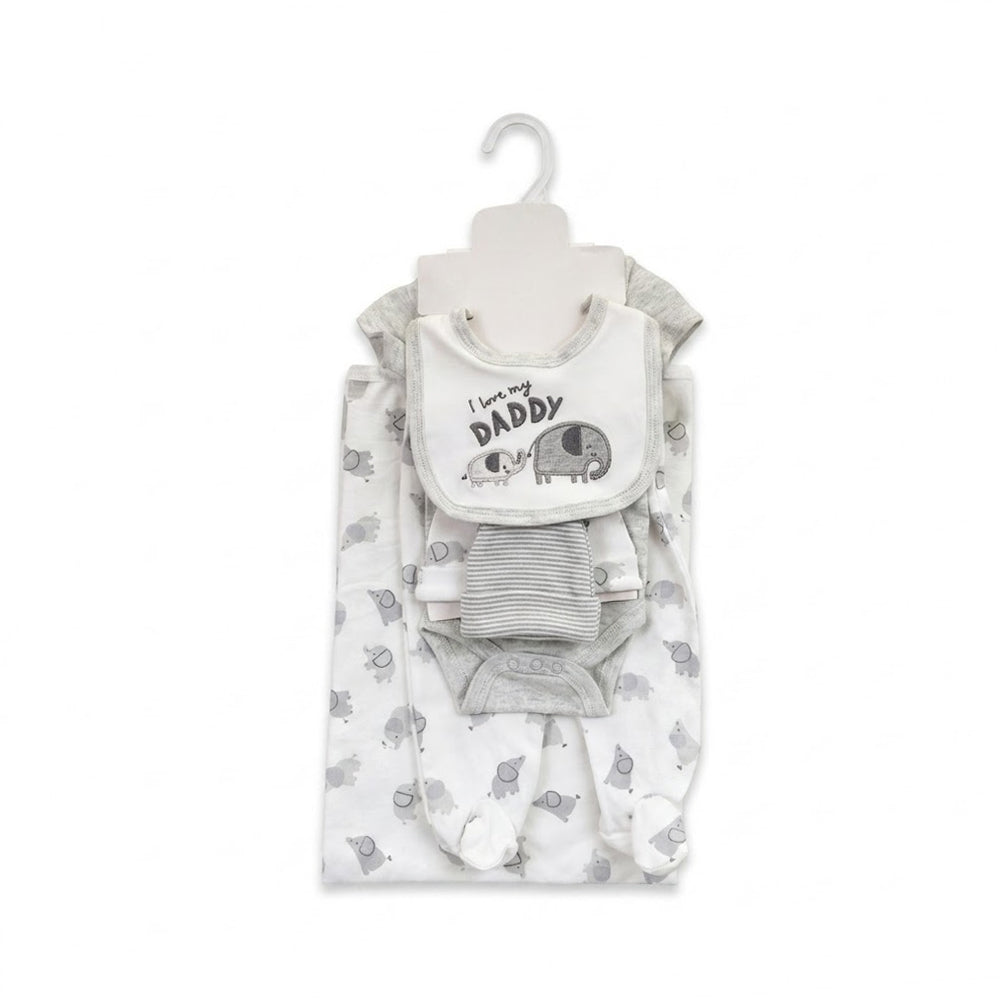 BABY 9PC GIFT SET HANGER GREY IRS-26 0-3M SBK504 Default Title - MamasJan KidsWear