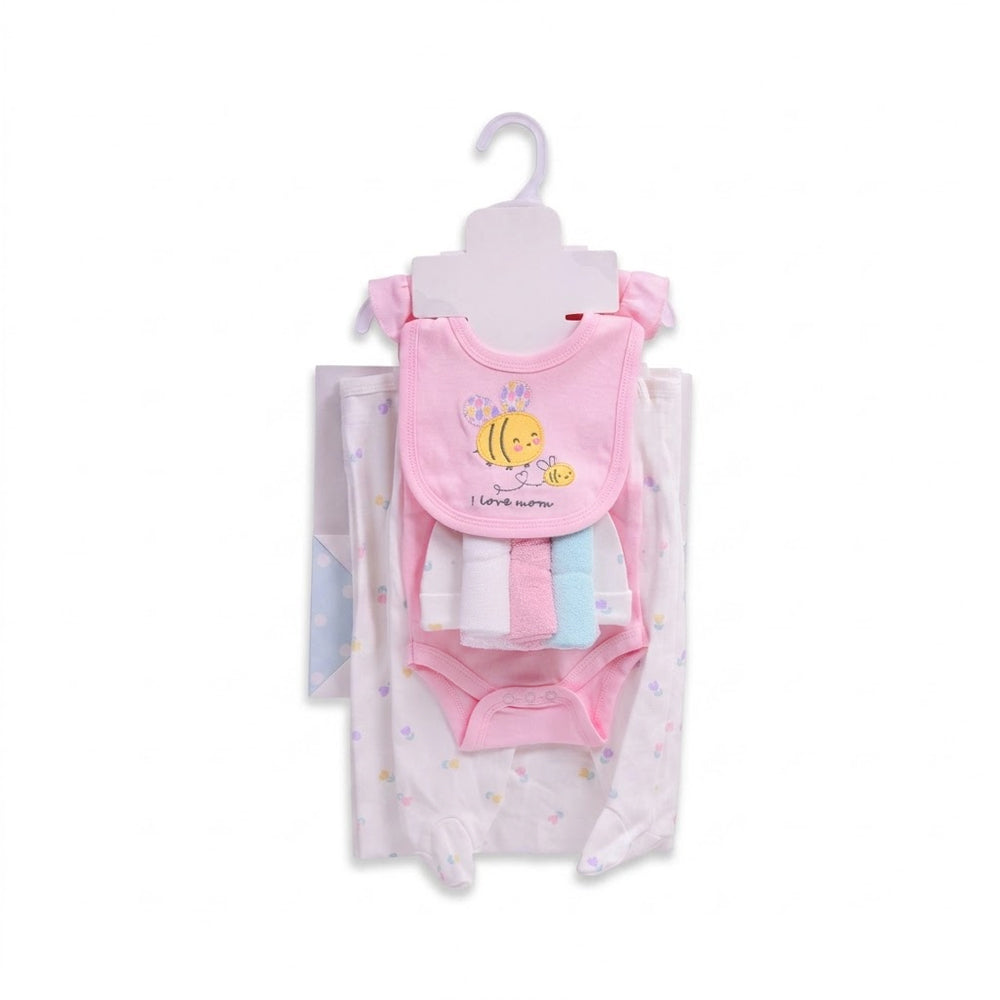 BABY 9PC GIFT SET HANGER PINK IRS-26 3-6M SBK501 Default Title - MamasJan KidsWear