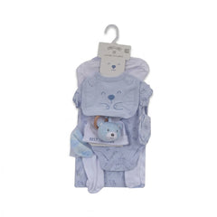BABY 8PC GIFT SET HANGER SKY BLUE IRS-26 3-6M S9316 Default Title - MamasJan KidsWear