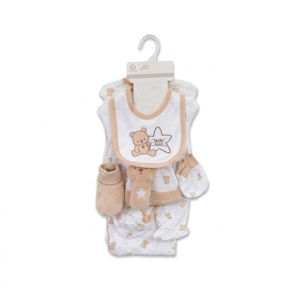 BABY 8PC GIFT SET HANGER SKIN IRS-26 0-3M S9310 Default Title - MamasJan KidsWear