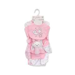 BABY 8PC GIFT SET HANGER PINK IRS-26 0-3M S9308 Default Title - MamasJan KidsWear