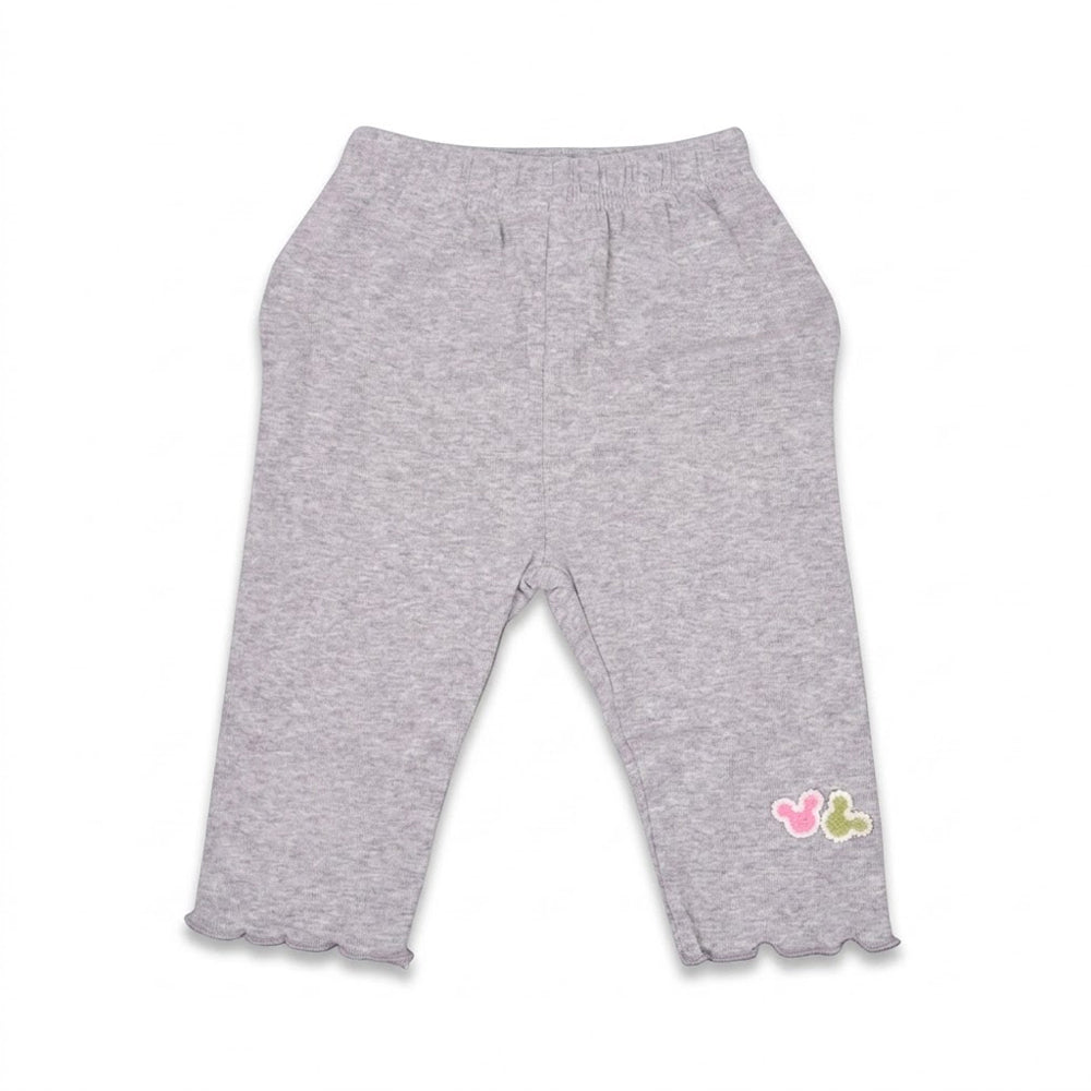 GIRLS CAPRI PLAIN L GREY IRS-26 12-18M 004 Default Title - MamasJan KidsWear