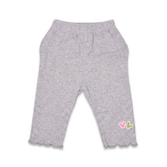 GIRLS CAPRI PLAIN L GREY IRS-26 12-18M 004 Default Title - MamasJan KidsWear