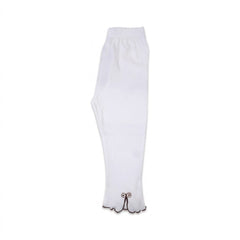 GIRLS TIGHT PLAIN WHITE IRS-26 6-7 YEAR 005 Default Title - MamasJan KidsWear