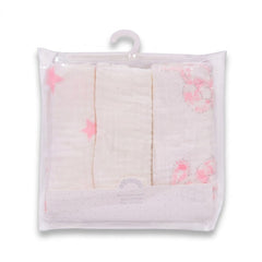 BABY 3PC MUSLIM FACE TOWEL IRS-26 MSL10-P Default Title - MamasJan KidsWear