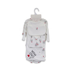 BABY 6PC GIFT SET HANGER WHITE IRS-26 3-6M S6324 Default Title - MamasJan KidsWear