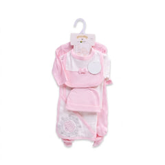 BABY 6PC GIFT SET HANGER PINK IRS-26 3-6M S6320 Default Title - MamasJan KidsWear