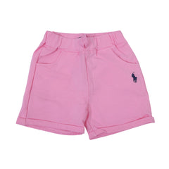 GIRLS BLENDED SHORTS PINK 2-3YEAR ZHS-26 8132 IR Default Title - MamasJan KidsWear