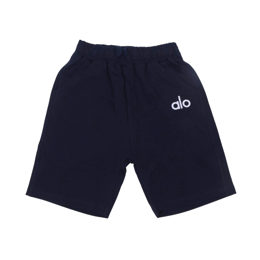 BOYS BLENDED SHORTS NAVY BLUE 5-6YEAR ZHS-26 8129-4 IR Default Title - MamasJan KidsWear