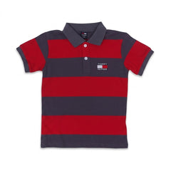 BOY S/S POLO T SHIRT MIX COLOR 4-5YEAR ZHS-26 NO 1-4 IR Default Title - MamasJan KidsWear