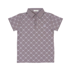 BOYS S/S T-SHIRT POLO GREY IR 7-8 YEAR C110 Default Title - MamasJan KidsWear