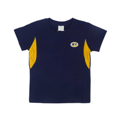 BOYS S/S T-SHIRT ROUND NECK NAVY BLUE IR 2-3 YEAR L2293 Default Title - MamasJan KidsWear