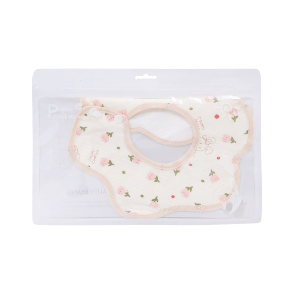 BABY BIB FLOWER SHAPE IRS-26 011 Default Title - MamasJan KidsWear