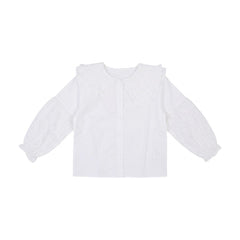 GIRLS S/L COTTON CHICKEN BLOUSE IR-26 6-7 YEAR 2261 Default Title - MamasJan KidsWear