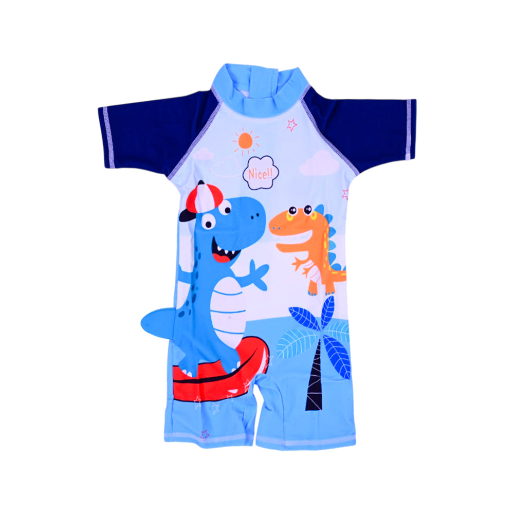 BOYS 2PC SWIMMING COSTUME MULTI IRS-26 3-4 YEAR 06 Default Title - MamasJan KidsWear