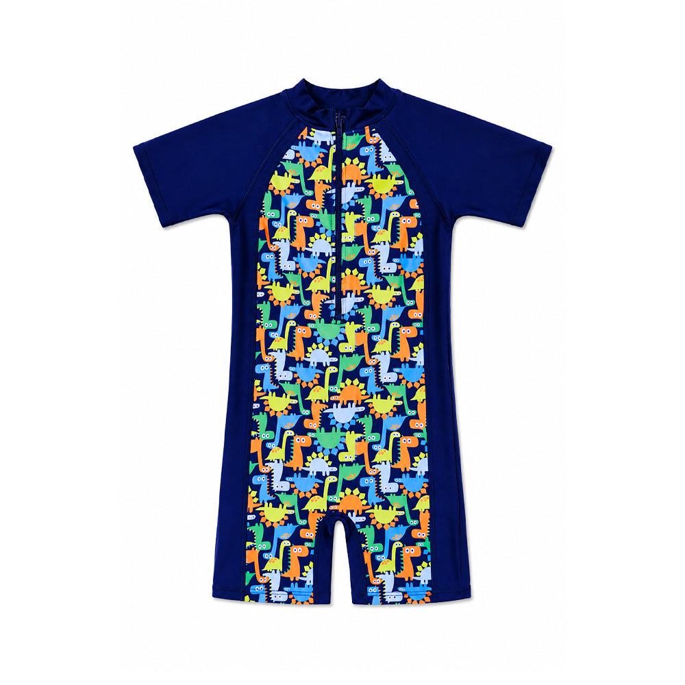 BOYS 2PC SWIMMING COSTUME MULTI IRS-26 5-6 YEAR 13 Default Title - MamasJan KidsWear