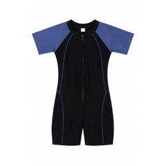 UNISEX S/S 2PC SWIMMING COSTUME ROMPER STYLE IRS-26 10-11 YE Default Title - MamasJan KidsWear