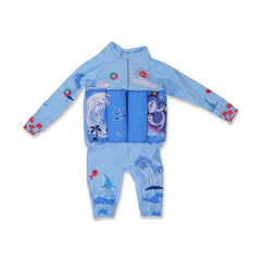 BOYS L/S 2PC SWIMMING COSTUME PADDED IRS-26 3-4 YEAR 16 Default Title - MamasJan KidsWear