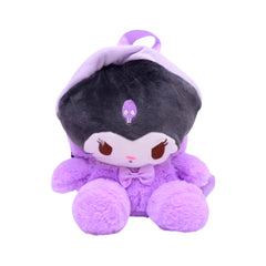 KIDS SHOULDER STAFF FUR BAG 1010 ZHS-26 PURPLE W.G Default Title - MamasJan KidsWear