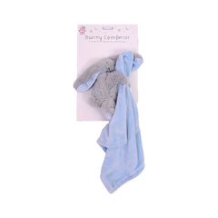 BABY SUPERSOFT FLEECE BLUE NAPKIN WITH BUNNY ZS-26 123 Default Title - MamasJan KidsWear