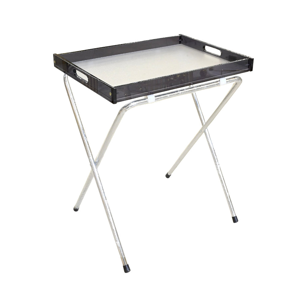 FOLDING TABLE ACRYLIC BROWN 305 Default Title - MamasJan Household