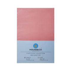 H&C BED SHEET SINGLE CLAY POLY COTTON 63X94 TC-144 Default Title - MamasJan Household